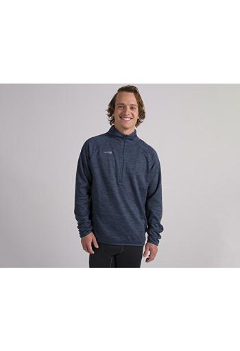 Navy Altra CORE 1/2 ZIP PULLOVER Men's Tops | US_A6623