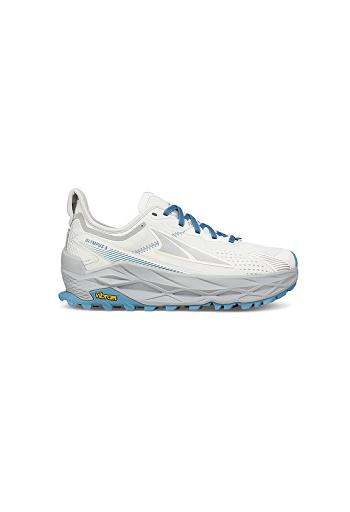 White / Blue Altra Olympus 5 Women's Trail | US_O1858