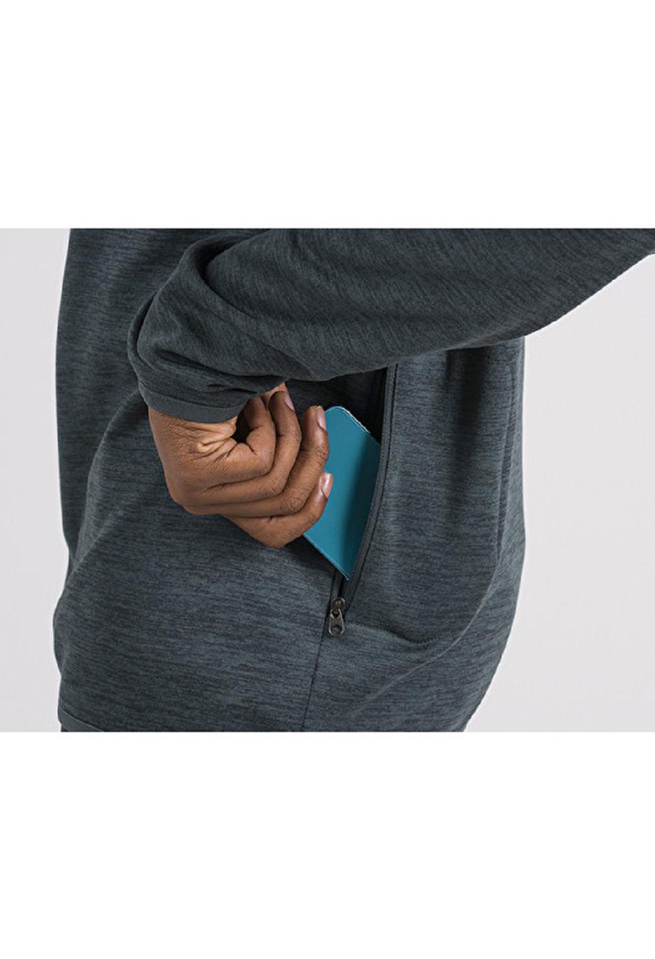 Black Altra CORE 1/2 ZIP PULLOVER Men's Tops | US_ZS9420