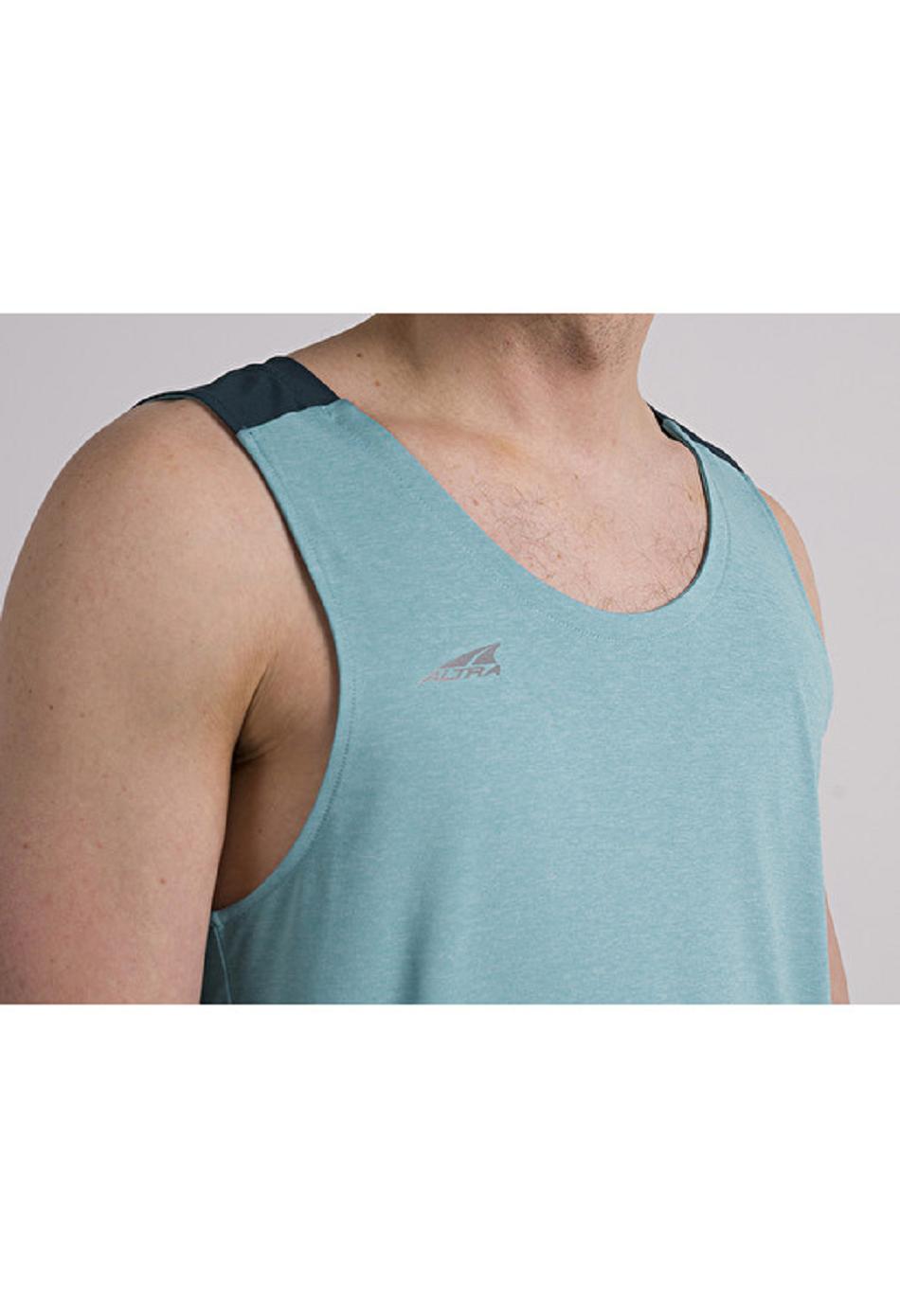 Blue Altra VANISH TANK TOP Men's Tops | US_YN3115