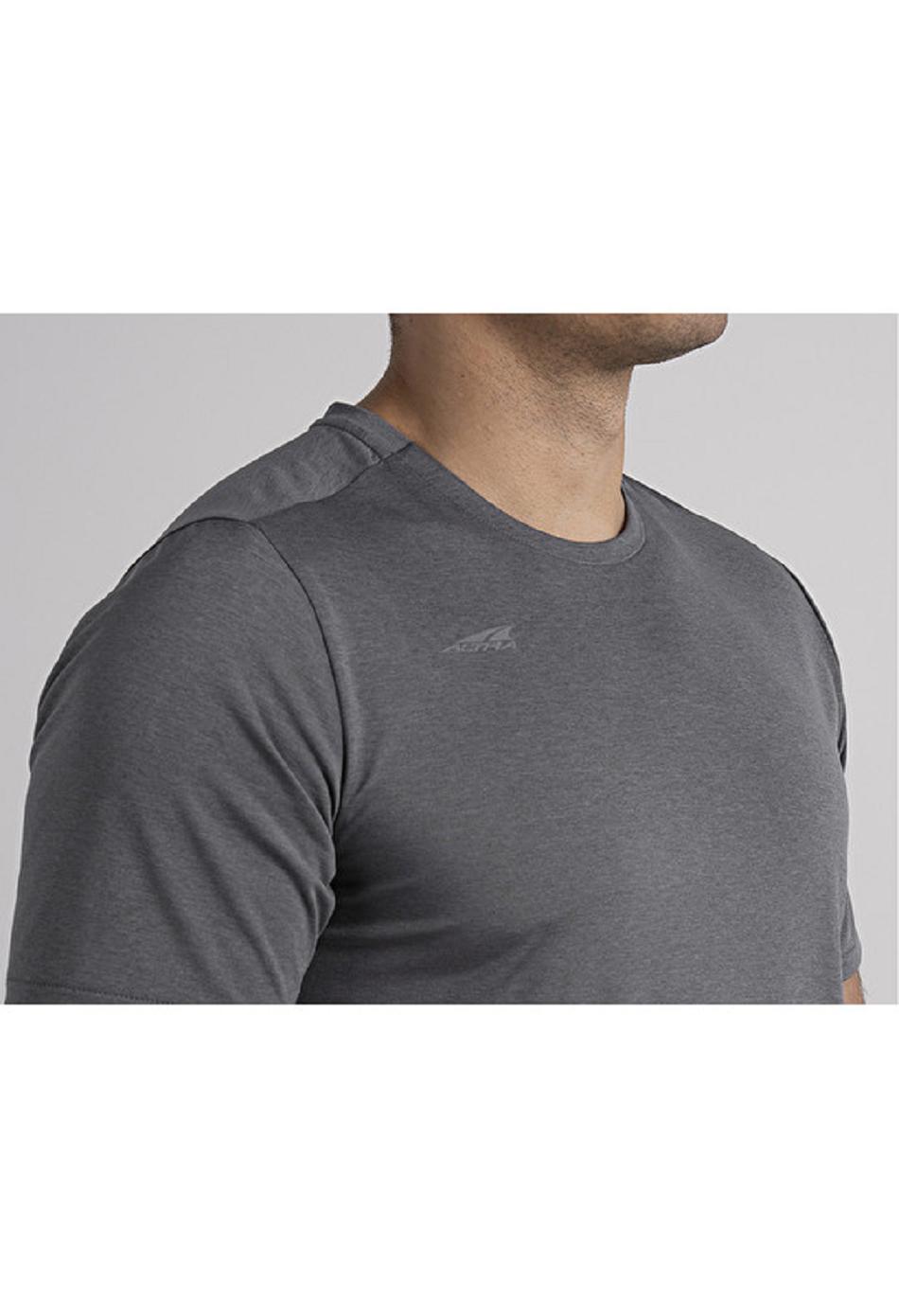 Grey Altra CORE SHORT SLEEVE TEE Men's Tops | US_H8442