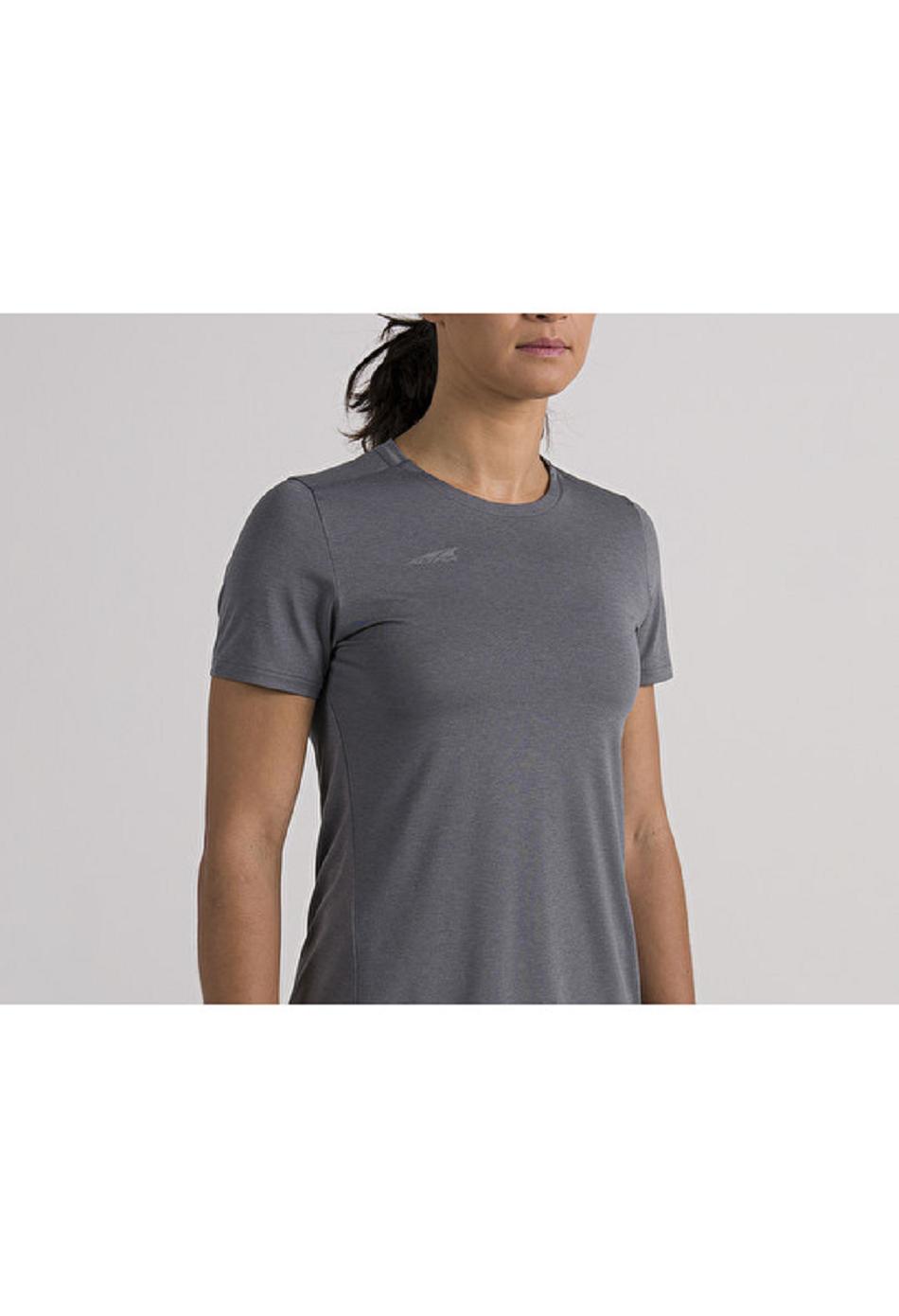 Grey Altra CORE SHORT SLEEVE TEE Women's Tops | US_GH3440