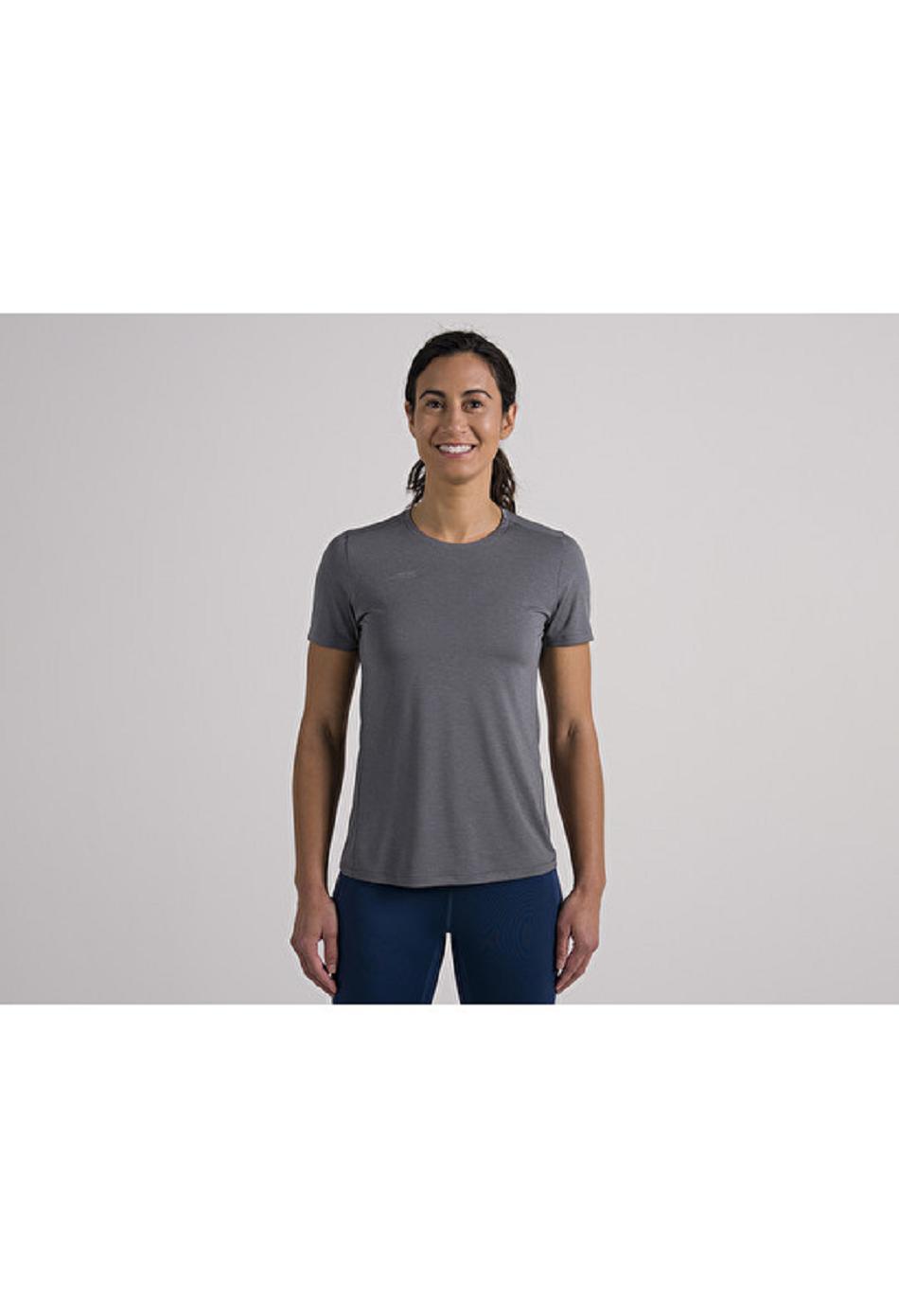 Grey Altra CORE SHORT SLEEVE TEE Women\'s Tops | US_GH3440