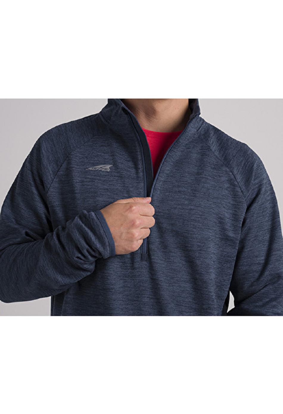 Navy Altra CORE 1/2 ZIP PULLOVER Men's Tops | US_A6623