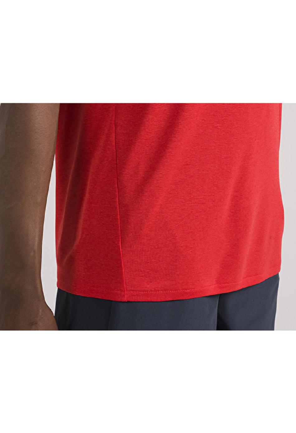 Red Altra CORE SHORT SLEEVE TEE Men's Tops | US_B3387