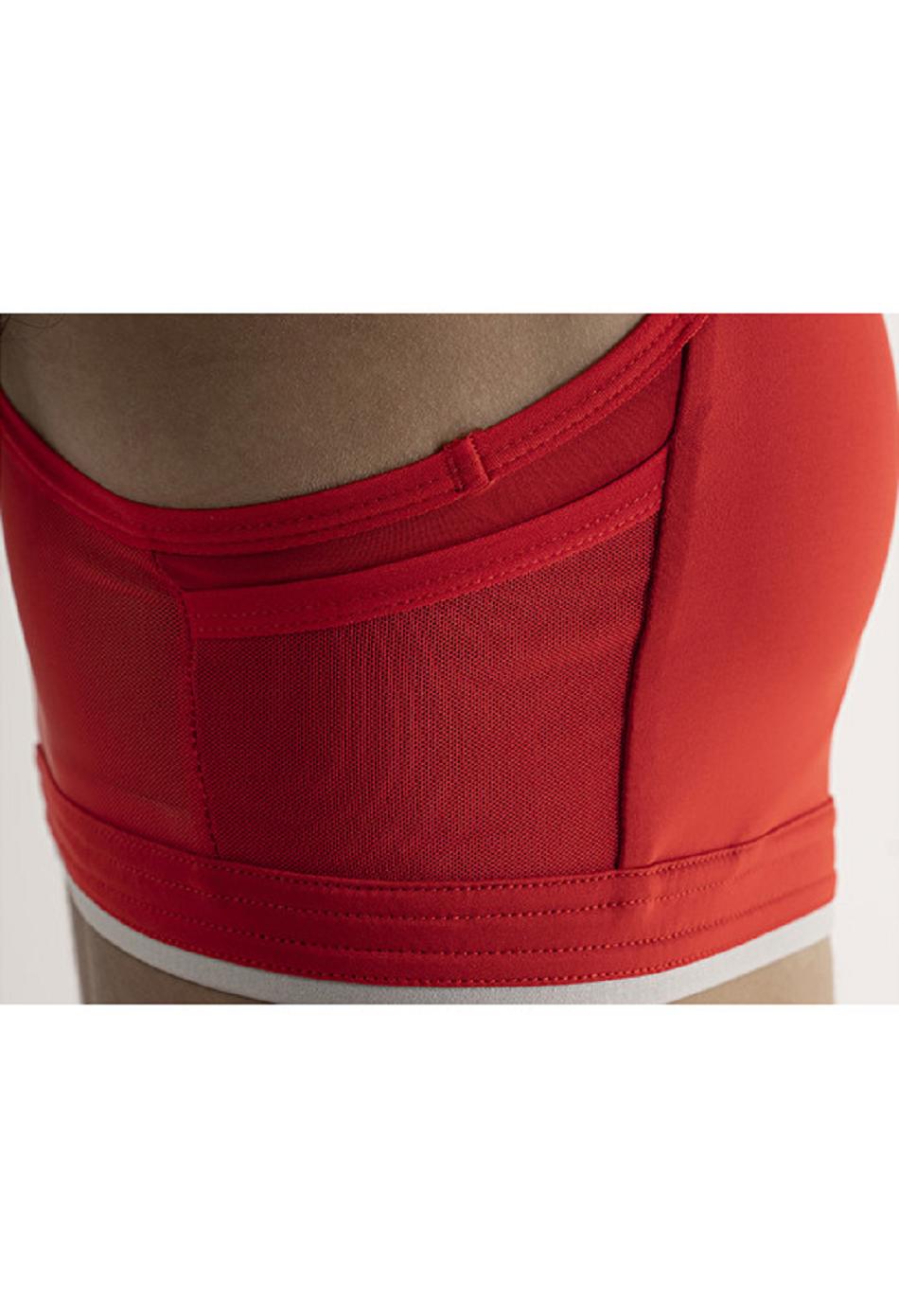 Red Altra Core Sports Bra Women's Bras | US_EF4740