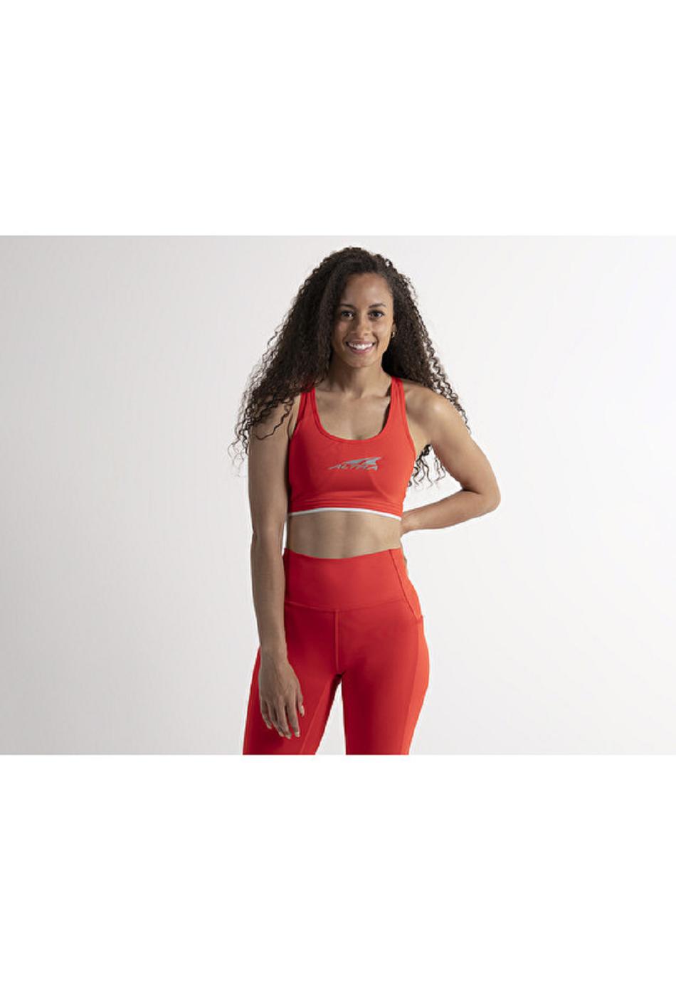 Red Altra Core Sports Bra Women's Bras | US_EF4740