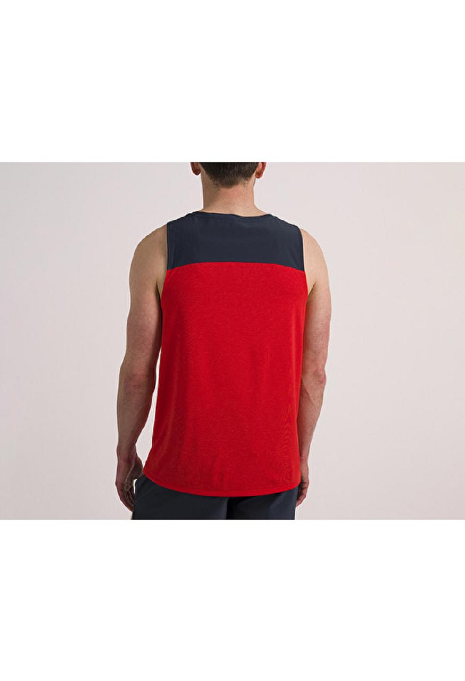 Red Altra VANISH TANK TOP Men's Tops | US_GB9961