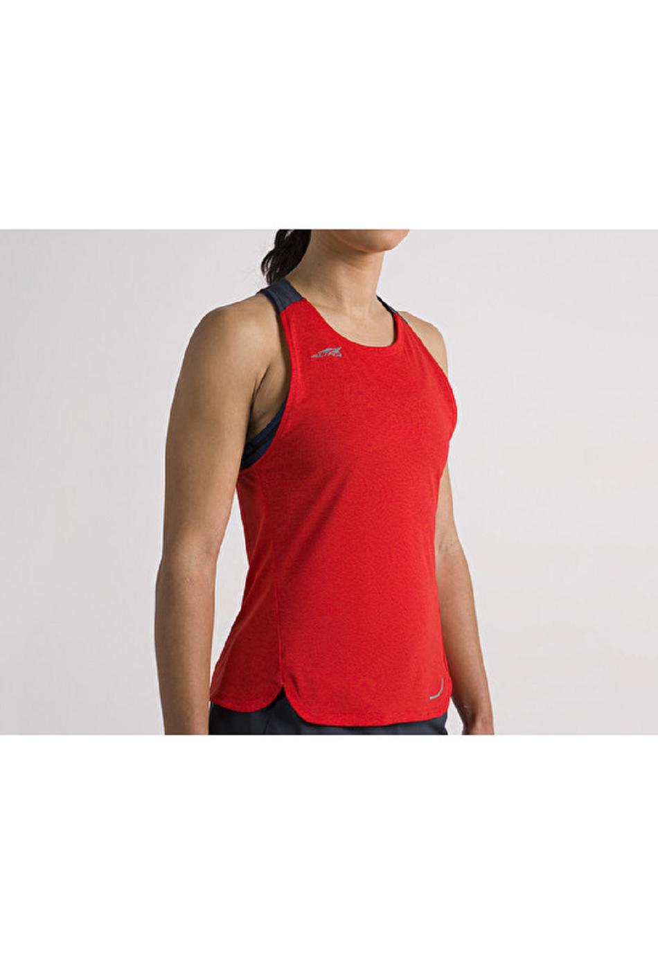 Red Altra VANISH TANK TOP Women's Tops | US_O3834